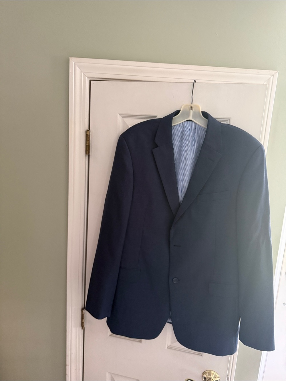 Tommy Hilfiger Men's Dark Navy Two-Button Blazer